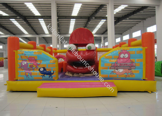 Big Mouth Monster Design Party City Bounce House Funny Inflatable Moon Bounce CE กระโดดทำให้พอง