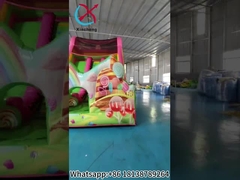 สไลด์แห้งแบบอัดอัด Candy House สไลด์แบบอัดอัด Castle