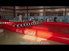 ดูเหตุใดจึงเลือกสระว่ายน้ำทำให้พองเชิงพาณิชย์ สระว่ายน้ำ Bouble พองสีแดงสำหรับกลางแจ้ง