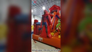Avengers Bounce House สไลด์คอมโบแสนสนุก