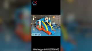สไลด์เดอร์ Bluey Bounce House แสนสนุกสำหรับเด็ก