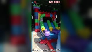 Kids Bounce House Water Slide สนุก