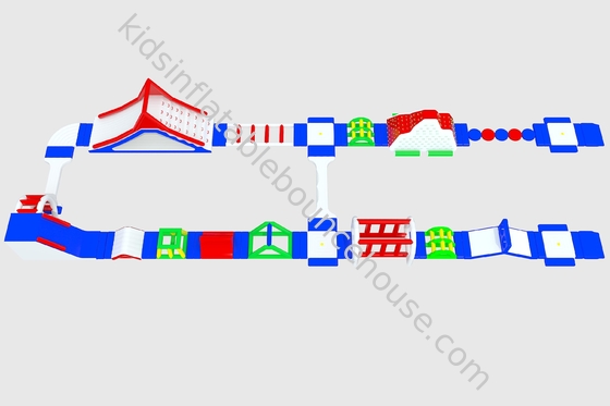 ปรับแต่งทะเลหรือทะเลสาบ 0.9 มิลลิเมตร กันไฟ ปลูกน้ําปาร์คการปีนผนัง Slides