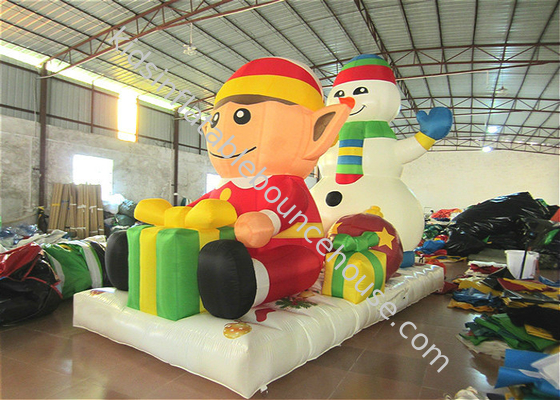 โรงงาน ชายหิมะพาณิชย์ ขนาดใหญ่ของคริสต์มาส เครื่องอัดลมของคริสต์มาส