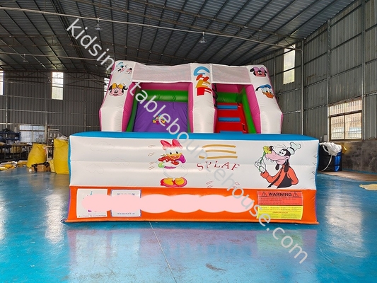กระเบื้อง 4x3m การค้า กระเบื้องน้ําอัดลมอัดลม ปราสาทกระโดด