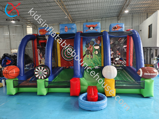 การค้า ODM/OEM Outdoor Interactive Inflatable Sport Game เกมยิงบอลแบบอัดอัด