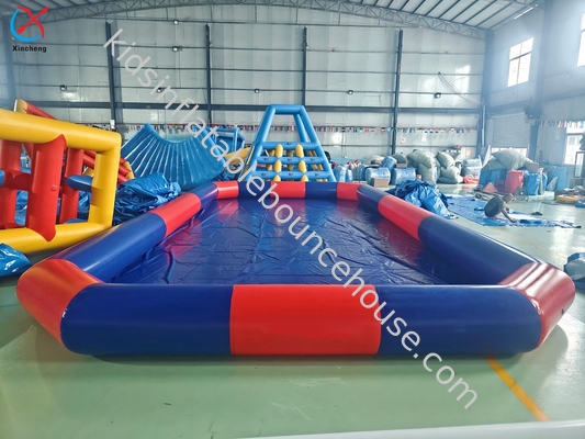 โรงงาน Inflatable รอบหรือสี่เหลี่ยมสระว่ายน้ําเกมบอลน้ํา