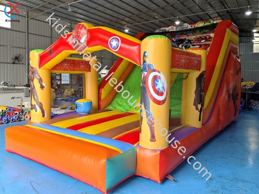 โรงงาน โครงการการค้า สไลด์อัดอัด Spider-Man ปราสาทโดดอัดอัด