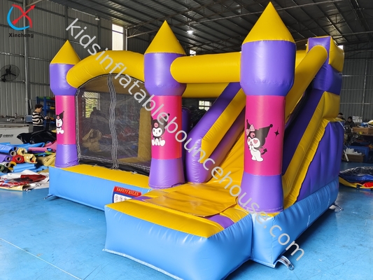 โรงงาน OEM / ODM บ้านกระโดดแบบอัดอากาศ Kuromi บ้านกระโดดแบบอัดอากาศ ปราสาท