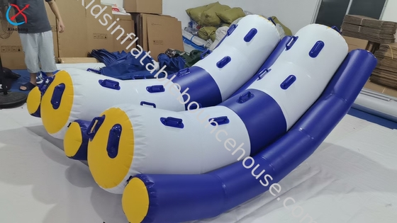 โรงงานเกมน้ําอัดลม PVC ทนทาน หนาอัดลม Floating Seesaw