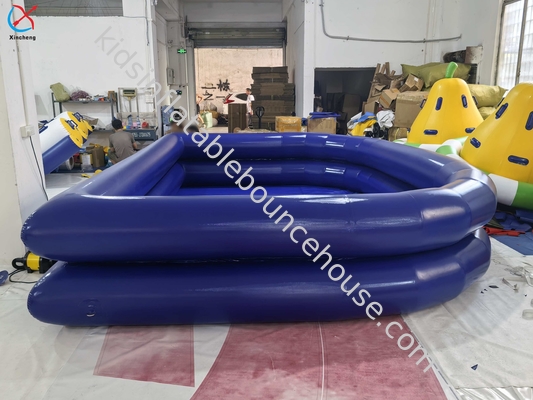 ซัพพลายเออร์ สระว่ายน้ำเป่าลม PVC ขนาดใหญ่ สระว่ายน้ำกลางแจ้งสองชั้น