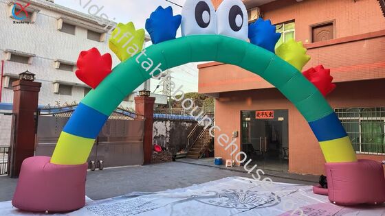 การค้า Custom Strong Pvc ปกแต่งไนลอนโฆษณา Arch สําหรับงาน